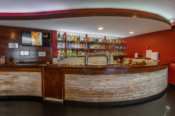 Fotografia do balcão do Bar da Tertúlia